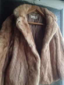 Vintage David Vard real fur ladies jacket (post incl)
