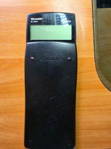 Sharp calculator
