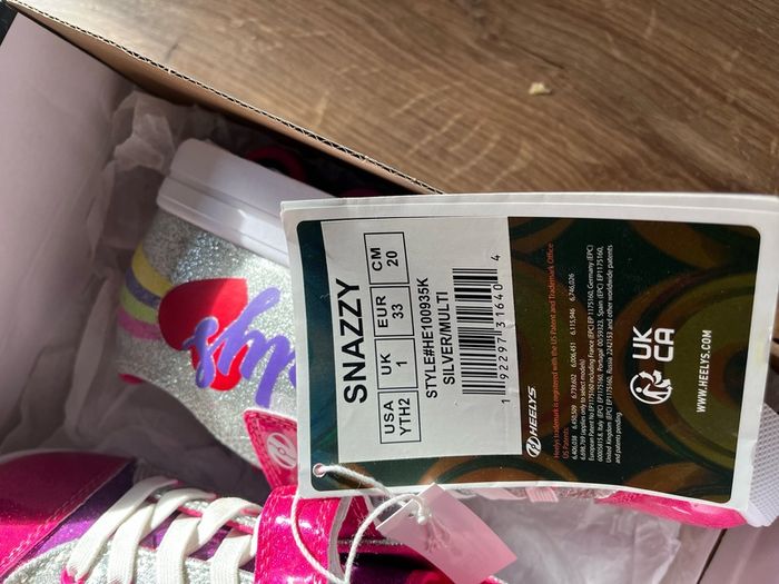 Heelys the original heeled shoe size UK 1, EUR 33