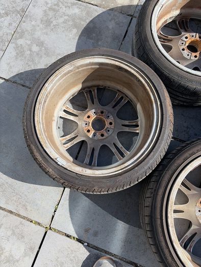 Bmw 18" Staggered Alloy Wheels  5 series 6 series F10 F11 F12 F13 Style 350m