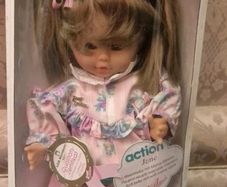 Zapf Creation Doll West Germany Vintage Rare 1980s 'Action Jane 'With Mama Voice