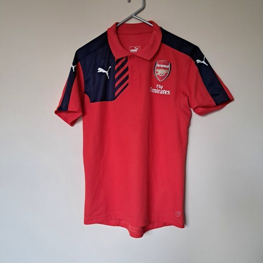 arsenal 2016 polo shirt size medium ptp 19" in excellent condition