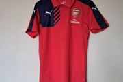arsenal 2016 polo shirt size medium ptp 19" in excellent condition