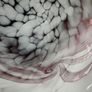 Hand blown curved glass dish Image 5