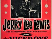 Jerry Lee Lewis The Viceroys  Seattle 1964 Concert Poster A3 size repro..
