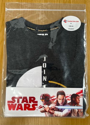 Star Wars long sleeved Top age 7-8 NEW