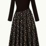 Elegant Long-sleeve Maxi Dress Image 6