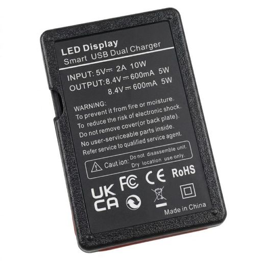 Batmax LED Display Smart USB Dual Charger for Nikon EN-EL15  EN-EL15A Batteries