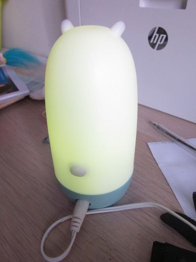 Ikea Spiken Otter Night Light Multi -Coloured 13cm