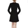 KENZO Double Breasted Collarless Tailored Wool Coat Image 3