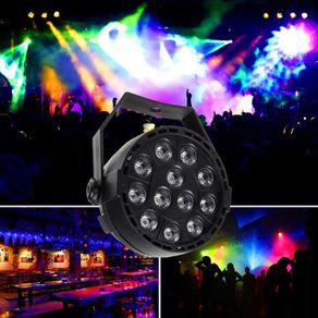 8CH DMX-512 12 RGB LED Stage Strobe Light Lighting Laser Projector Party Club DJ