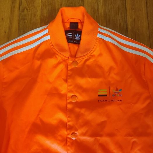 Adidas Originals x Pharrell Williams Orange Track Top Jacket (M)