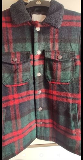 Pull&Bear Men's Plaid Checked Jacket Size S Like New