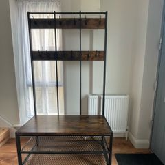 Hall stand with bench