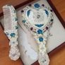 NEW - Ornamental Comb and Mirror gift box set Image 3