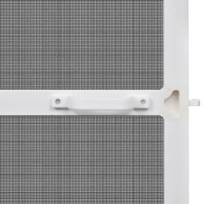 White Hinged Insect Screen for Doors 120 x 240 cm
