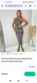 ax Paris leopard print dress