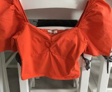 Ladies Orange top. Size L/ 14 Pull&Bear make