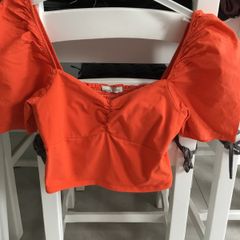 Ladies Orange top. Size L/ 14 Pull&Bear make