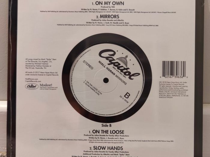 Niall Horan "Mirrors EP" RSD 2018 Limited Edition