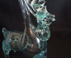 Glass Stag Cognac Decanter
