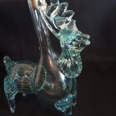Glass Stag Cognac Decanter