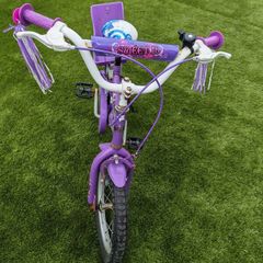 Kids Purple Bike 14 inch wheels suits 4-7 years old