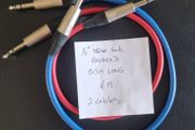 1/4" Jack to 1/4" Jack stereo patch cable