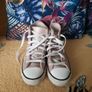 pink leather converse Image 2
