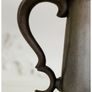 Antique 19th Century Pewter Tankard Glass Bottom Image 8