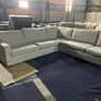 Grey corner sofa set o shaped Image 5