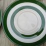 TG Green  green stripe saucers, green Cornishware Image 5