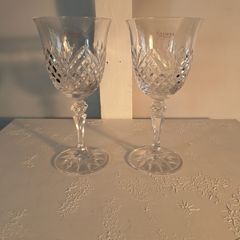 2 Galway Crystal wine glasses
