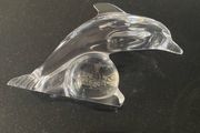 Galway Crystal Glass jumping Dolphin