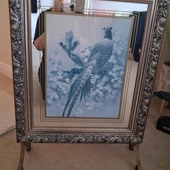 Vintage fire screen