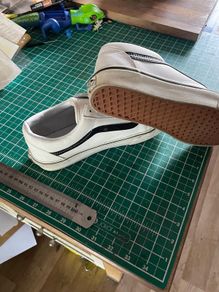 Vans Off The Wall Ladies Trainers