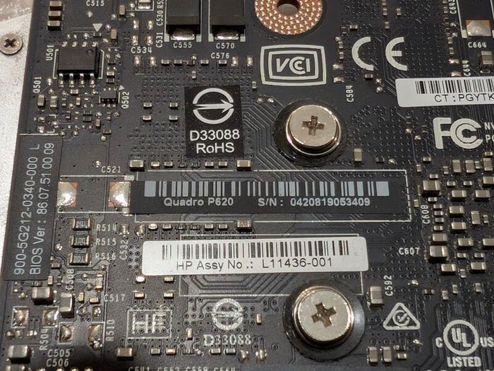 Nvidia Quadro P620 GPU Graphics Card 2GB GDDR5 Workstation Plex Transcoding Gaming Cad Homelab VM