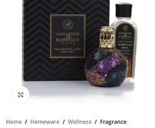 New in box Ashleigh and Burwood fragrance lamp gift set