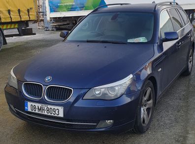 Breaking bmw e60 5series tiefseeblau metallic