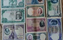 SPAIN 9 Banknotes 1925-71 Lot 25-1000 Pesetas