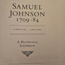 Samuel Johnson 1709-84. A Bicentenary Exhibition Book By The Arts Council Of England. First Edition LARGE VOLUME Paperback In Good Condition.  See Photos For Same. Image 2