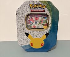 Pokemon 30th Anniversary Tin - Sylveon Ex - Trading Card Game TCG