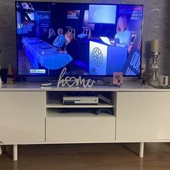 White TV Unit with storage