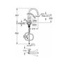 GROHE Start Edge QuickFix Pullout Kitchen tap Mixer Image 3