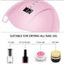 Certification Nail Dryer LED UV Lamp 24W For All Gels 12 Leds UV Lamp for Nail Machine Curing 30s/60s/99s Timer USB Connector Image 5