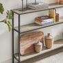 Console table with 3 shelves Image 3