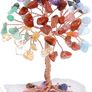 Mini Crystal Tree Healing Crystal Tumble Stone Tree of Life Feng Shui Tree Gemstones Agate Money Tree Figurines Ornament (FREE POSTAGE) Image 2
