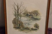 1979 Lithograph by F. Massa Framed