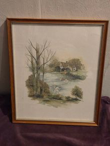1979 Lithograph by F. Massa Framed