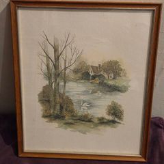 1979 Lithograph by F. Massa Framed